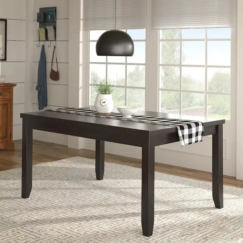 Elena Wood Rectangular Dining Table by iNSPIRE Q Classic