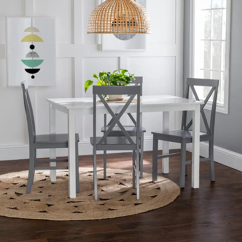 Middlebrook 5-Piece Dining Set with X-Back Side Chairs