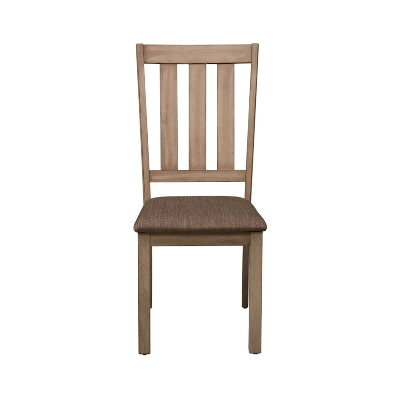The Gray Barn Sun Valley Sandstone Slat Back Side Chair (Set of 2)