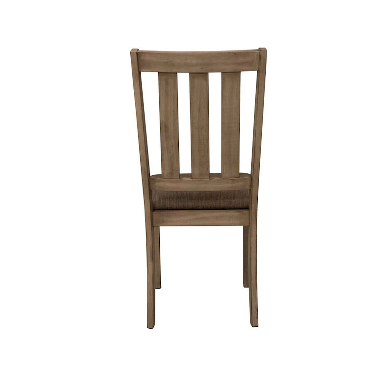 The Gray Barn Sun Valley Sandstone Slat Back Side Chair (Set of 2)