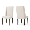 Rory Contemporary Fabric Wingback Dining Chair (Set of 2) by Christopher Knight Home