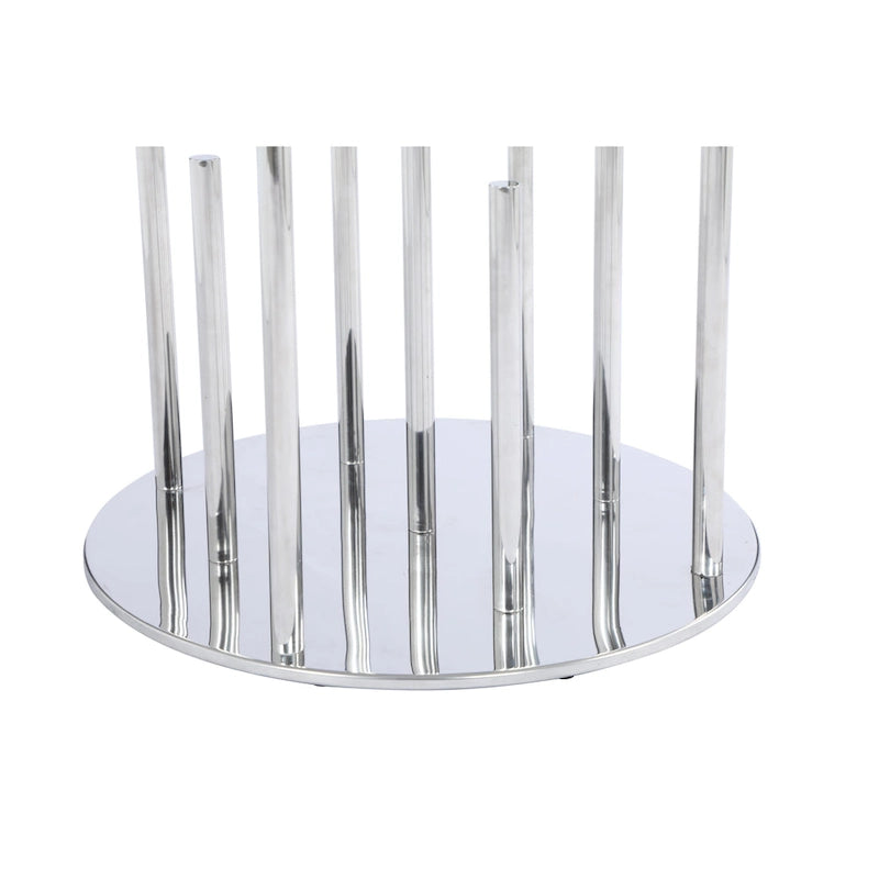 Somette 8511 Round glass dining table - Grey