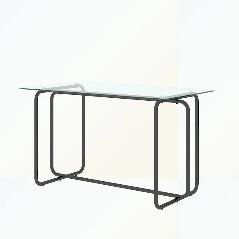 Rectangle Dining Table with Metal Frame