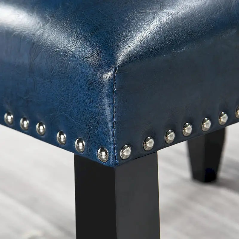 Faux Leather Kitchen Dining Accent Chairs Set of 2