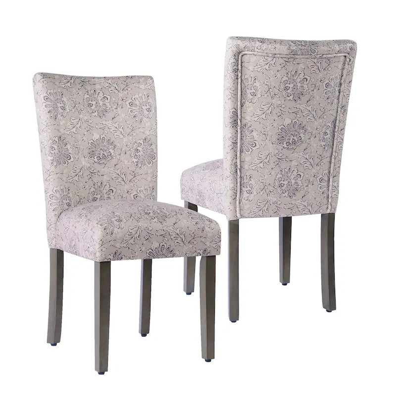 HomePop Classic Parsons Medallion Dining Chair (Set of 2)