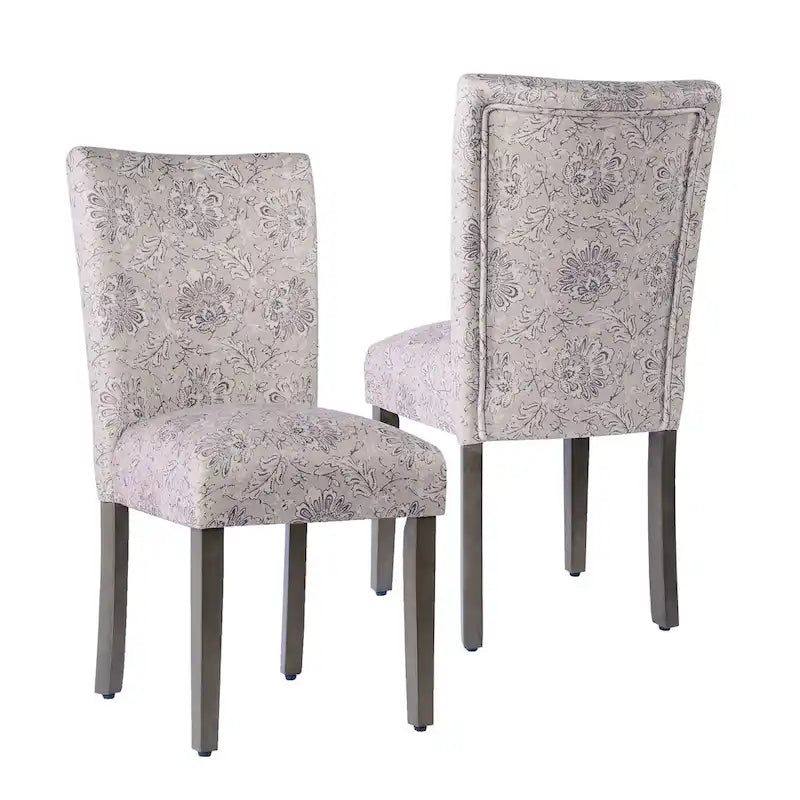 HomePop Classic Parsons Medallion Dining Chair (Set of 2)
