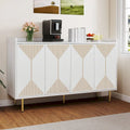 Moasis 55  Kitchen Buffet Cabinet with Storage Sideboard Buffet Table with Doors