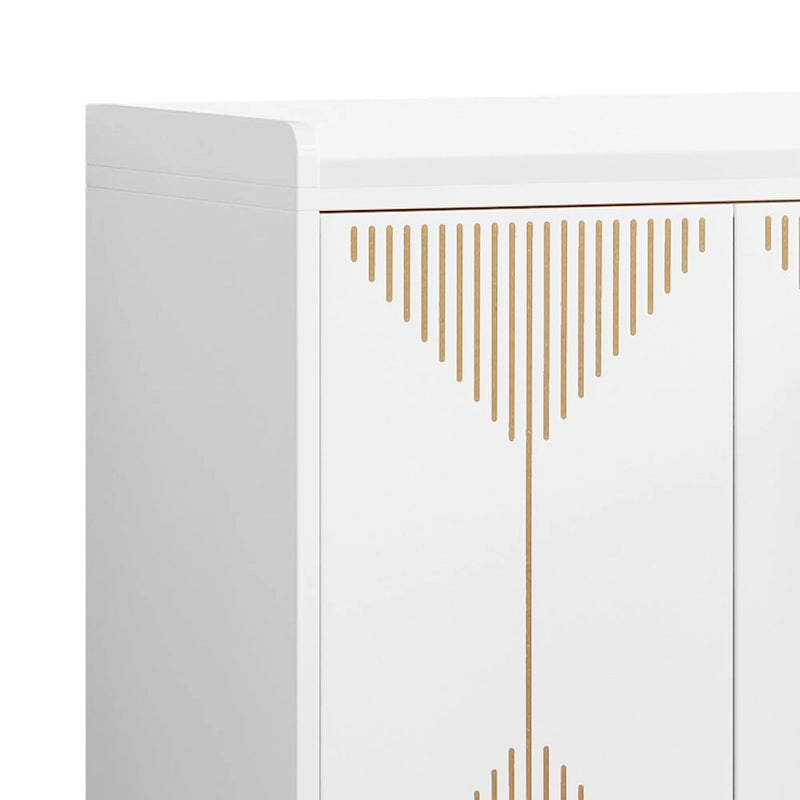 Moasis 55  Kitchen Buffet Cabinet with Storage Sideboard Buffet Table with Doors