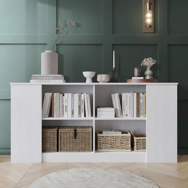 CraftPorch Simple Clean-Lines Wooden Sideboard