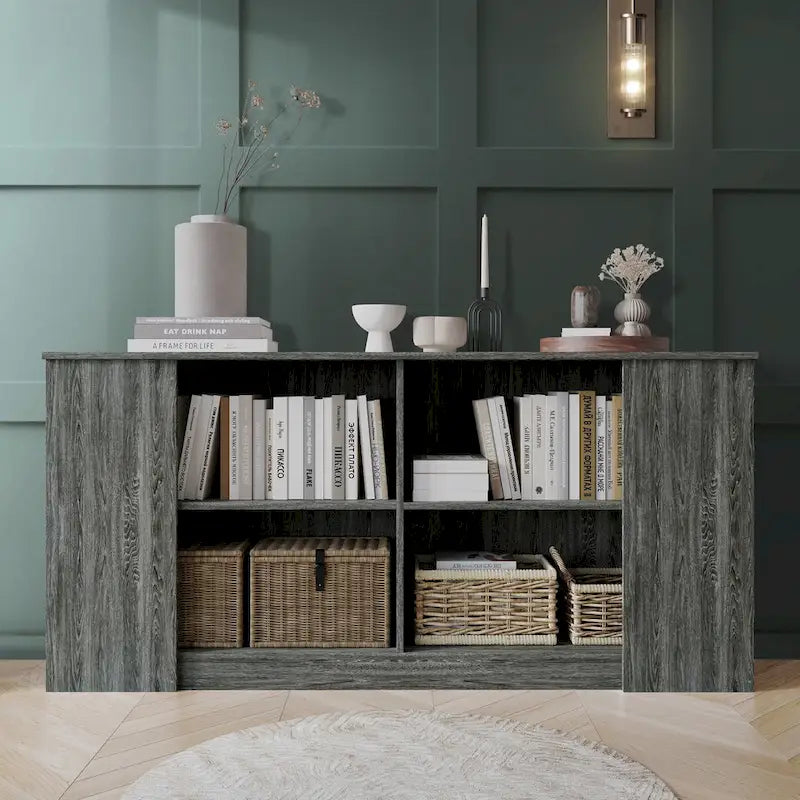 CraftPorch Simple Clean-Lines Wooden Sideboard