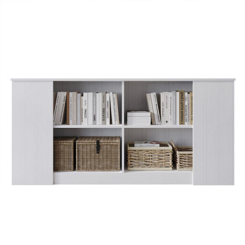 CraftPorch Simple Clean-Lines Wooden Sideboard