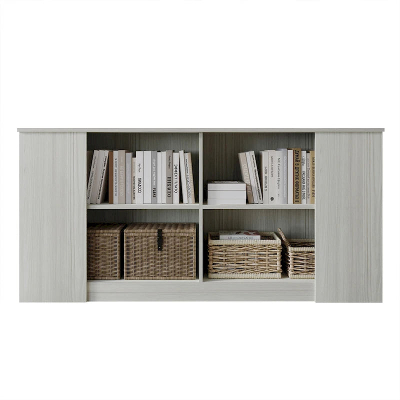 CraftPorch Simple Clean-Lines Wooden Sideboard