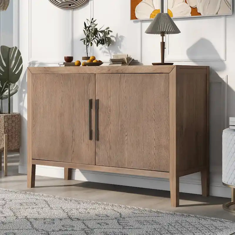 Living Room Storage Cabinet Sideboard with 2 Doors