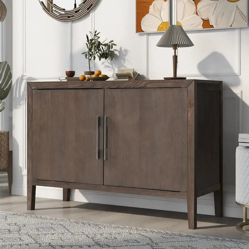 Living Room Storage Cabinet Sideboard with 2 Doors