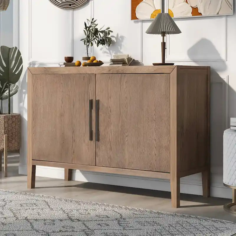 Living Room Storage Cabinet Sideboard with 2 Doors