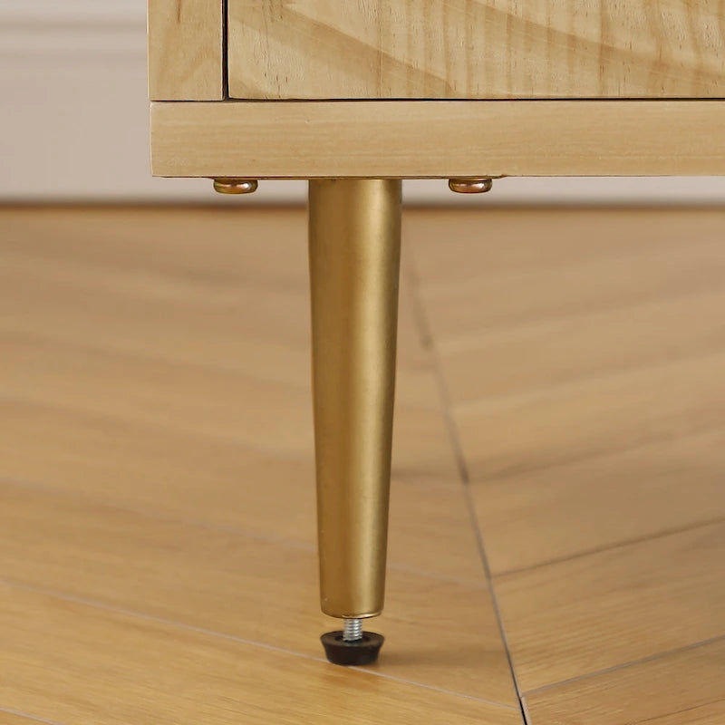 Art Leon Handcrafted Wood Sideboard with 2 Doors