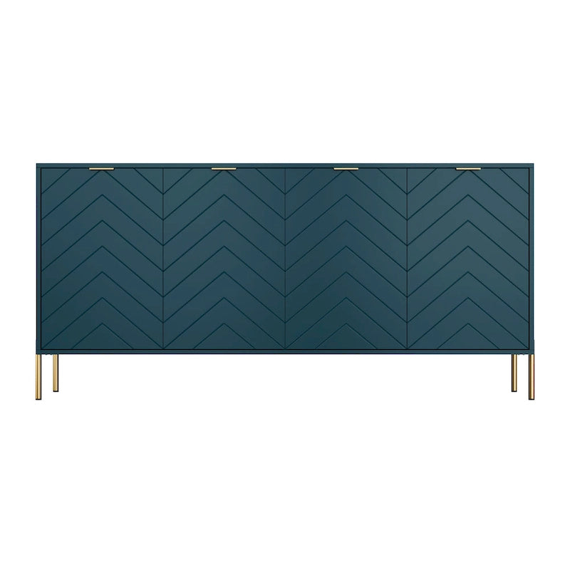 Clihome Modern 4-Door Buffets Sideboards