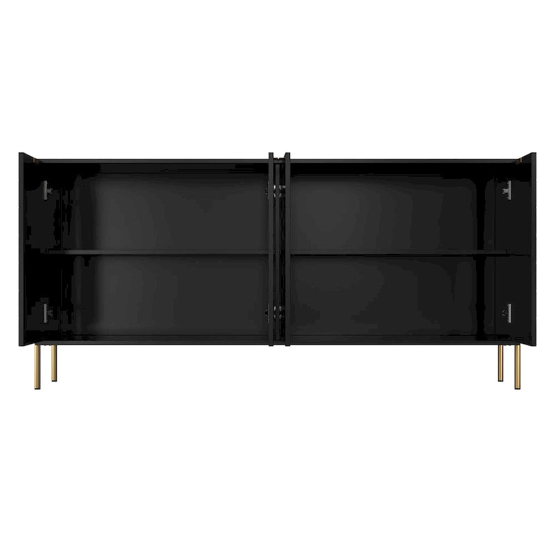 Clihome Modern 4-Door Buffets Sideboards