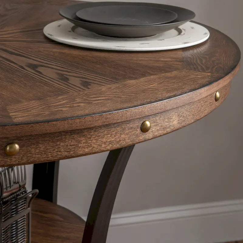 Franklin Industrial Round Counter Table