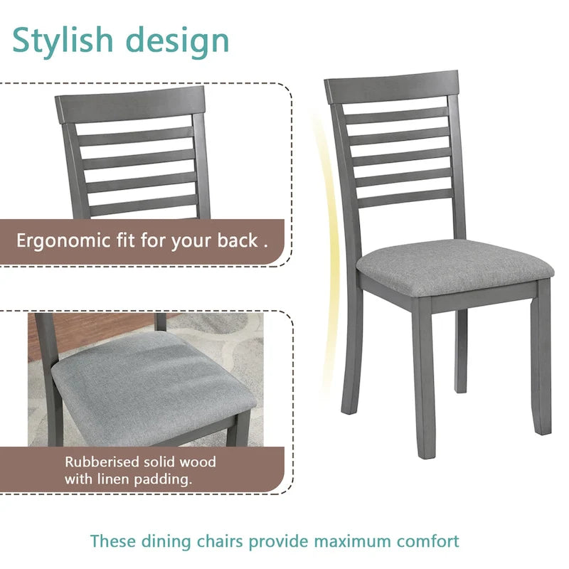 6 Piece Kitchen Dining Set