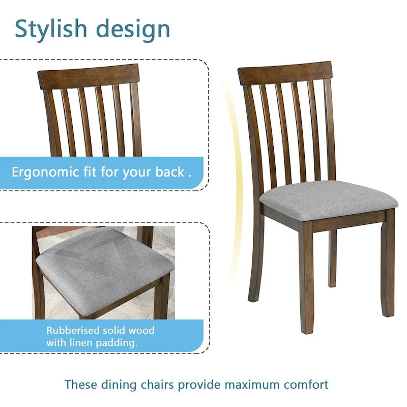 6 Piece Kitchen Dining Set