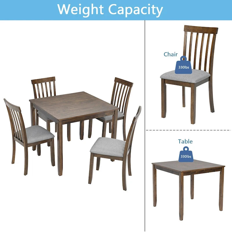 6 Piece Kitchen Dining Set