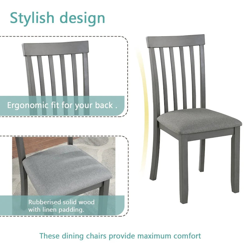 6 Piece Kitchen Dining Set