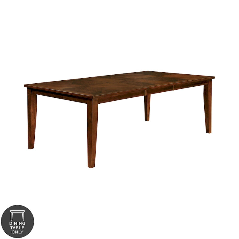 Furniture of America Pons Cherry 78-inch Wood Expandable Dining Table