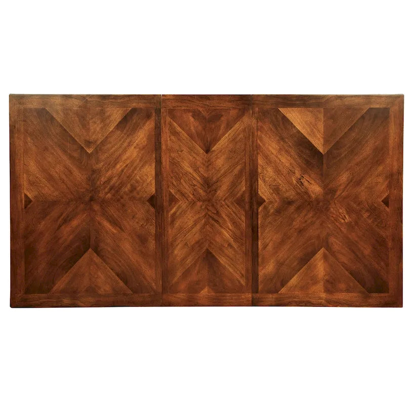 Furniture of America Pons Cherry 78-inch Wood Expandable Dining Table