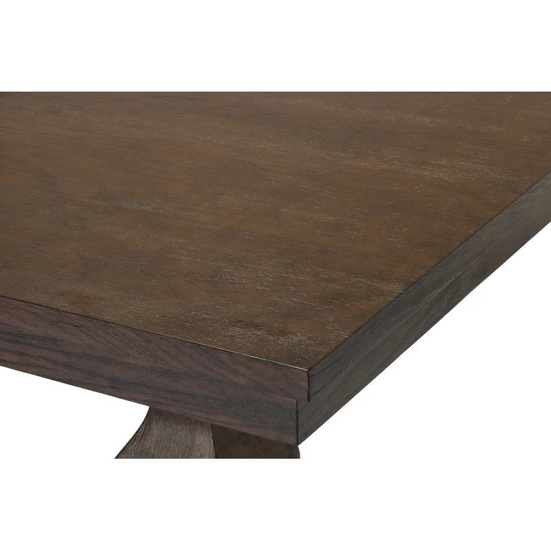 Best Quality Furniture 9-piece Walnut 18  Extension Dining Set