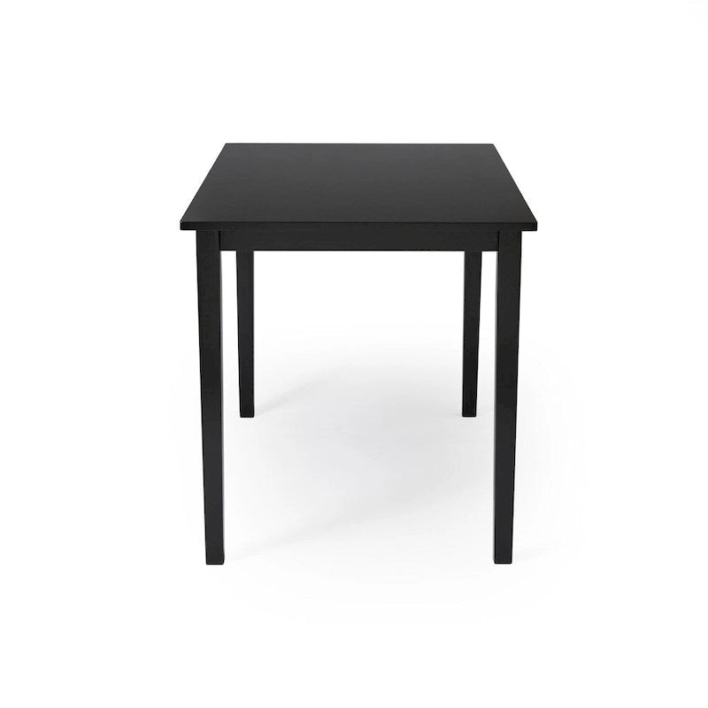 Simple Living Parson Black and Silver 5-Piece Dining Table and Chairs Set