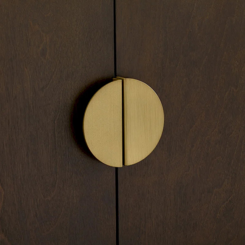 Crosley Blair Sideboard Dark Brown/Gold