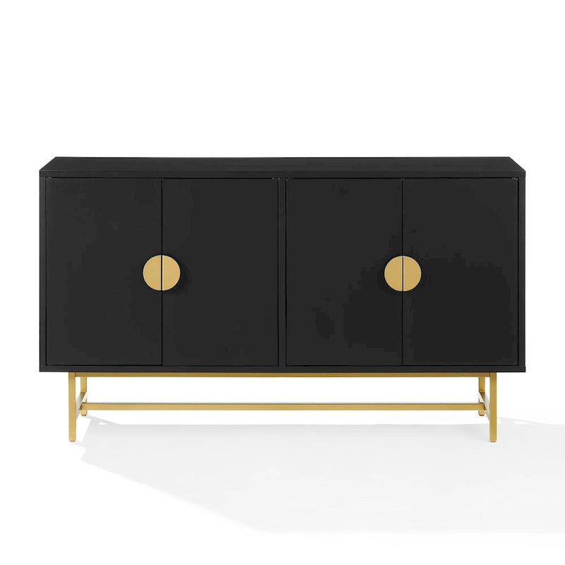 Crosley Blair Sideboard Dark Brown/Gold
