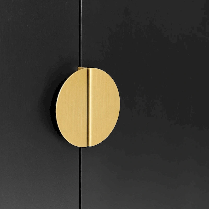 Crosley Blair Sideboard Dark Brown/Gold