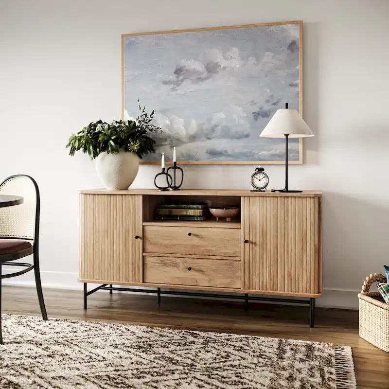 Hikari Curved Sideboard Buffet