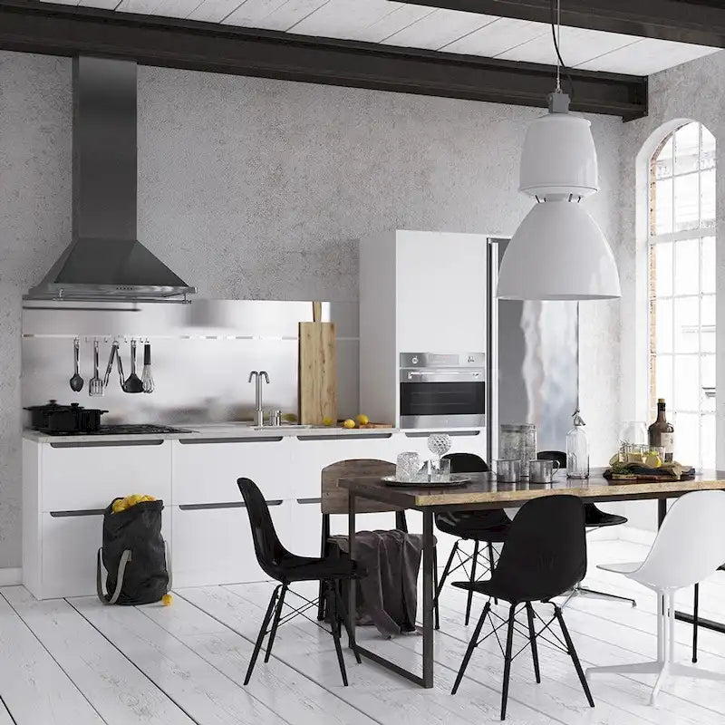 Set of 2 Modern Side Dining Chair Color With Dark Black Wood Legs For Kitchen Eiffel Dowel Work Office Restaurant