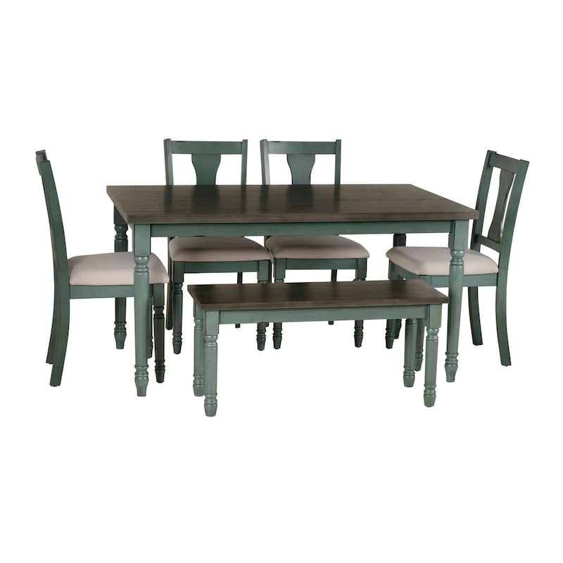 Willow Modern Farmhouse 6-piece Dining Set