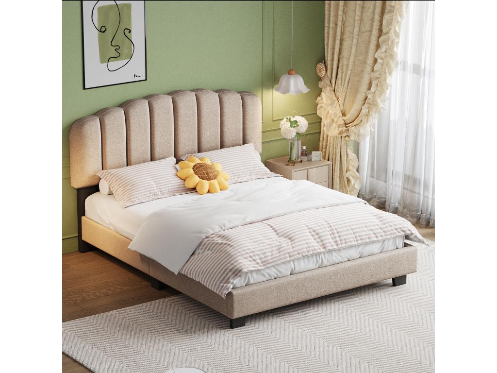 Beige Mattress, 140 x 200 cm