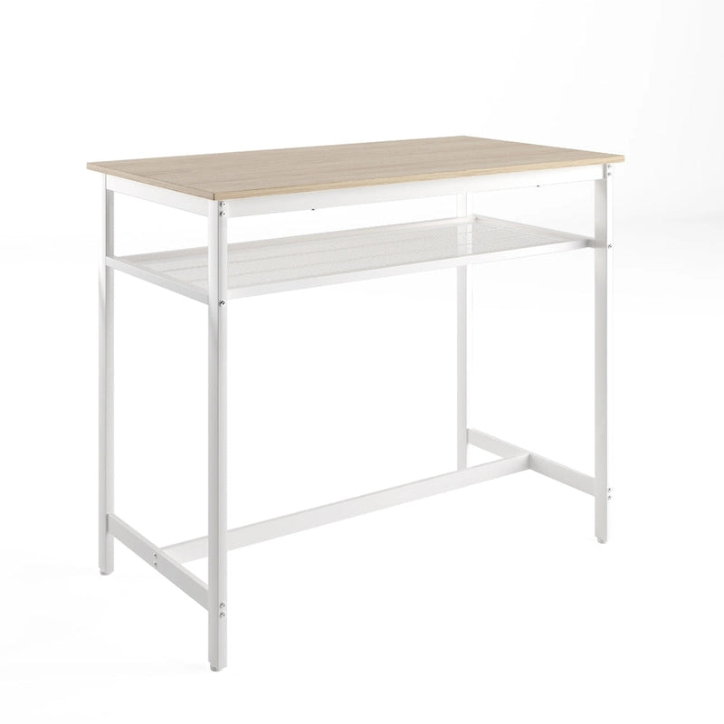 5-Piece Kitchen Counter Height Table Set, Bar Table with 4 Chairs