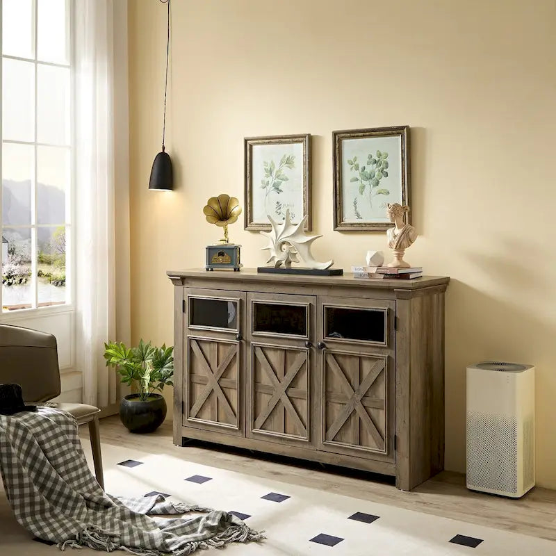 53  Bar Wine Bar Storage Cabinet Adjustable Shelves Buffet/Sideboard