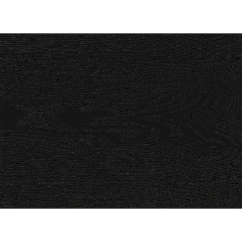 Rina 36 Inch Counter Height Table, 4 Seater Square Top, Black Solid Wood