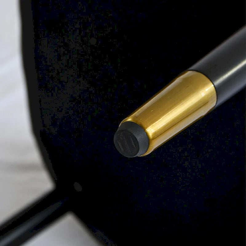 Modern PU Leather Set of 2 Dining Chairs with Metal Legs