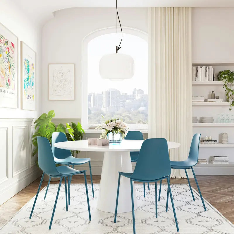 Poly & Bark Isla Modern Dining Chairs (Set of 4) - Indoor or Outdoor Use