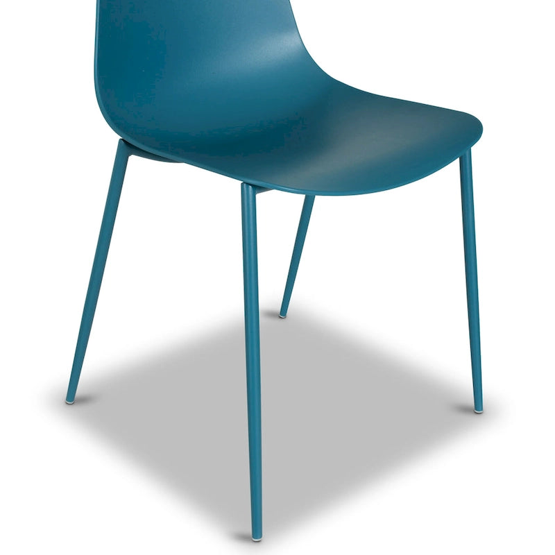 Poly & Bark Isla Modern Dining Chairs (Set of 4) - Indoor or Outdoor Use