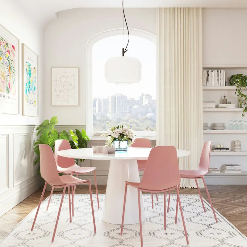 Poly & Bark Isla Modern Dining Chairs (Set of 4) - Indoor or Outdoor Use