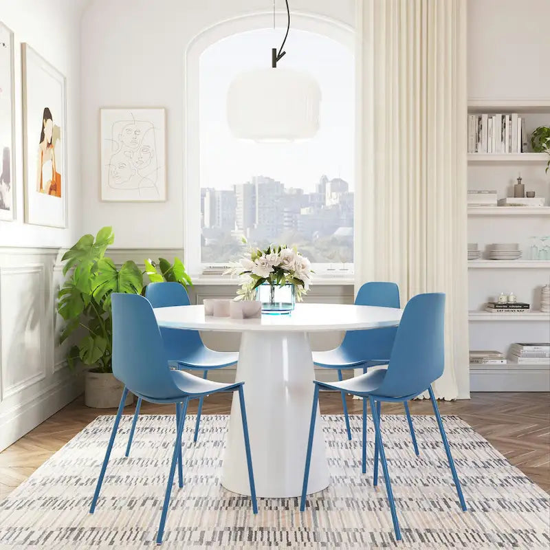 Poly & Bark Isla Modern Dining Chairs (Set of 4) - Indoor or Outdoor Use