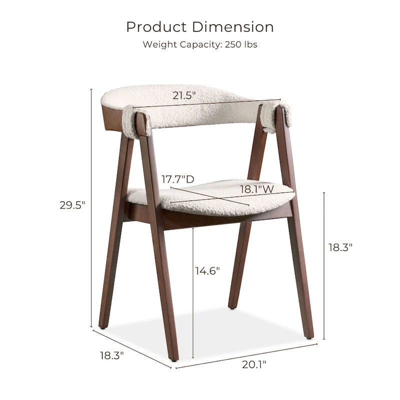 Furniture of America Shaw Mid-century Modern 5-Piece Wood Dining Table Set