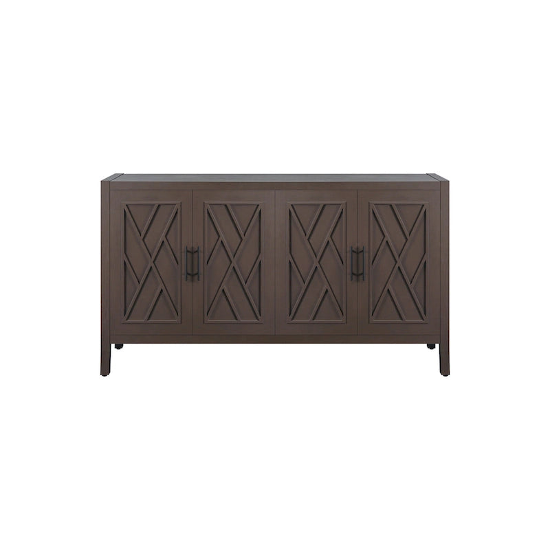 4 Door Wooden Twill Sideboard