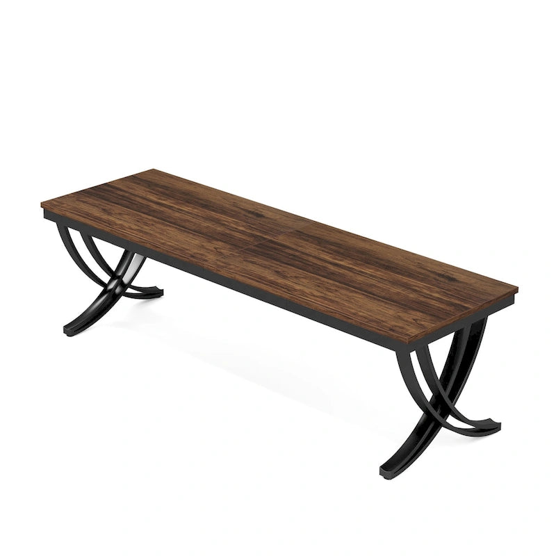 78 inch Extra Long Rectangular Kitchen Dining Dinner Table for 6-8
