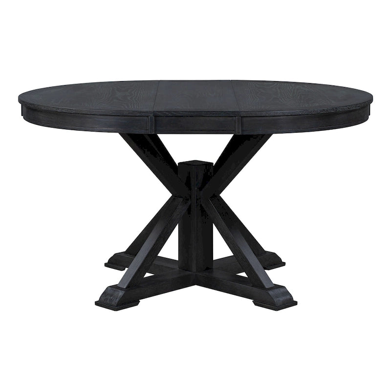 Retro Functional Extendable Dining Table with a 12  Leaf